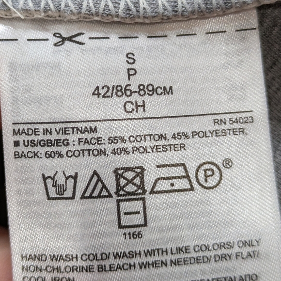 Banana Republic Off White Short Sleeve Structured Top S - Picture 6 of 7